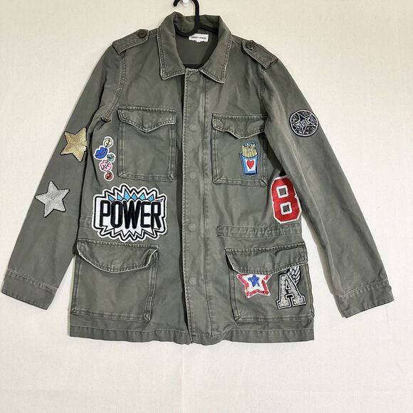 Sunset + Spring Green Patch Jacket Women's Size Small